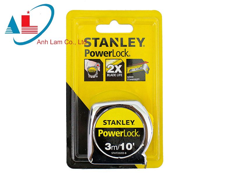 3m Thước cuộn thép PowerLock Stanley STHT33203-8